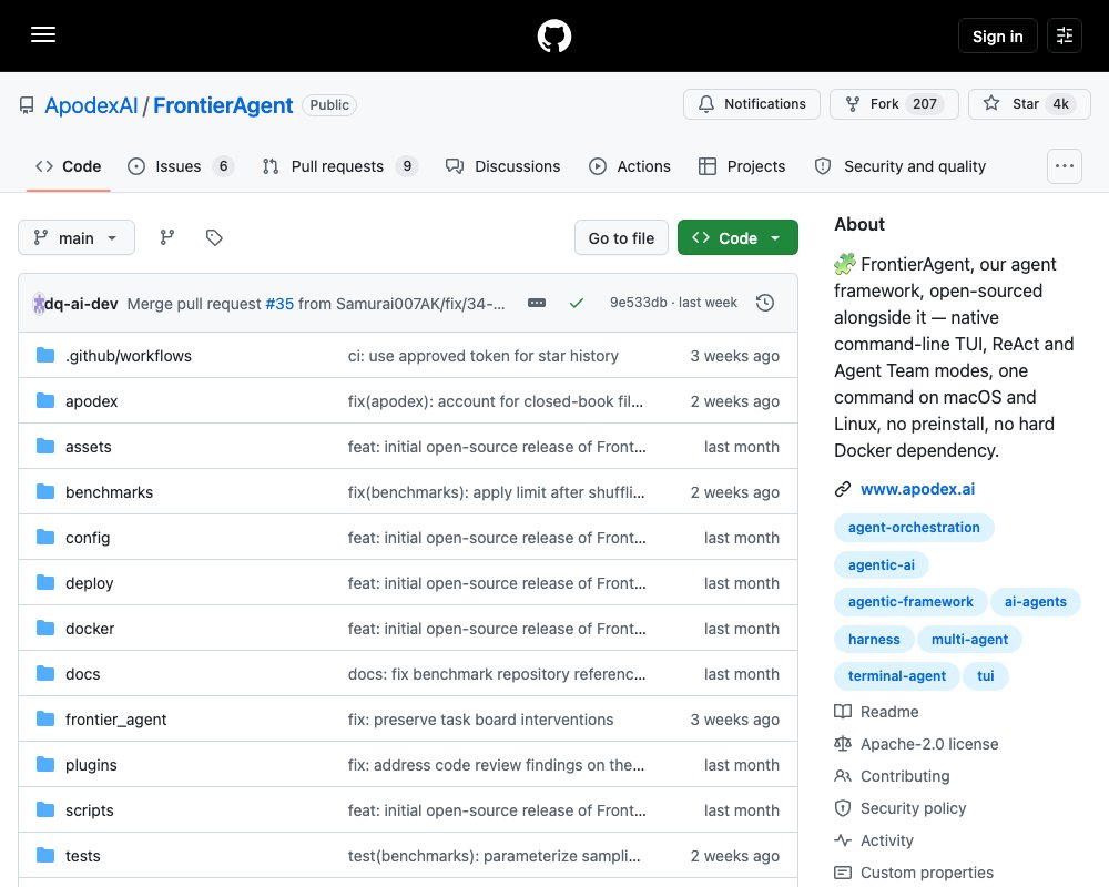 FrontierAgent: это среда выполнения агентов с открытым исходным кодом, TUI и двумя режимами работы