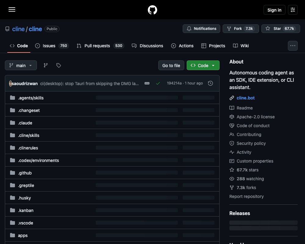 Cline — open-source AI-агент для кодинга в IDE, терминале и на десктопе