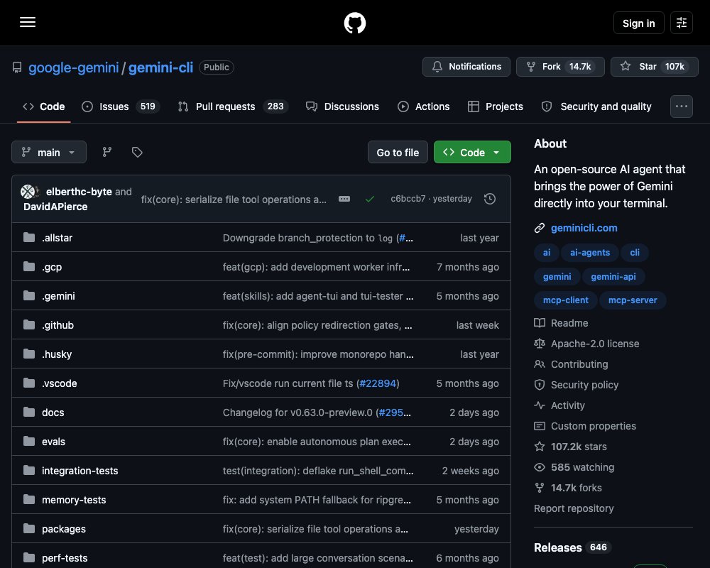 Gemini CLI — открытый кодинг-агент от Google прямо в терминале