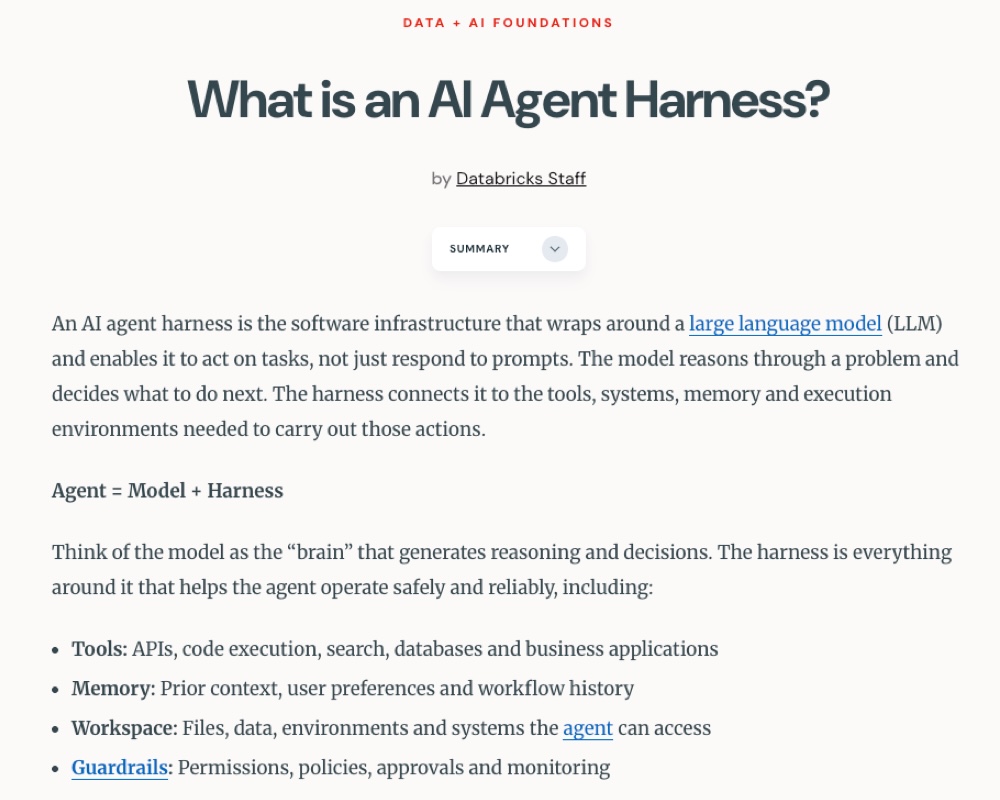 AI Agent Harness: что это и почему это важнее, чем выбор модели
