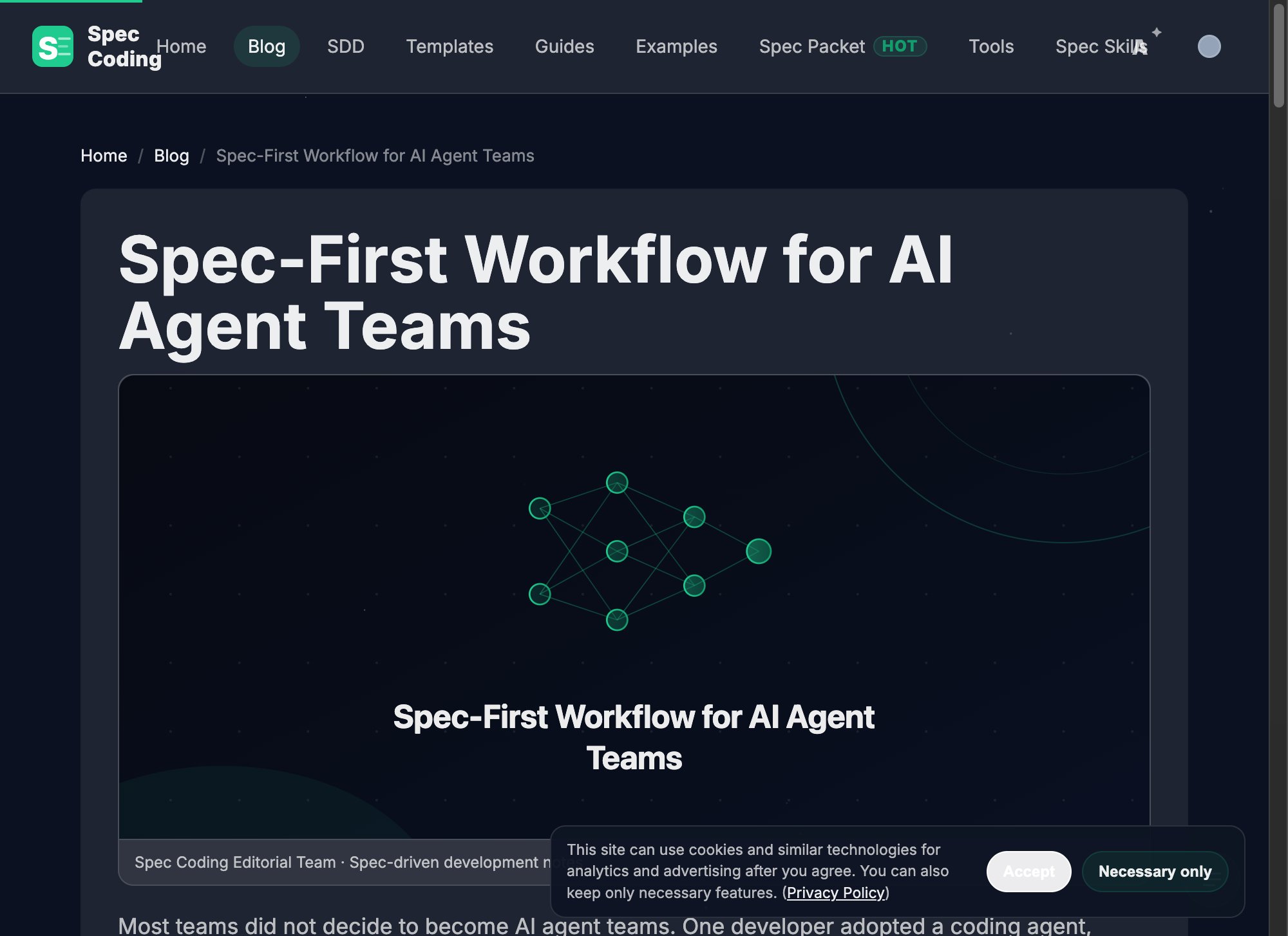 Spec-first: как организовать команду AI-агентов, чтобы ревью длилось минуты, а не часы