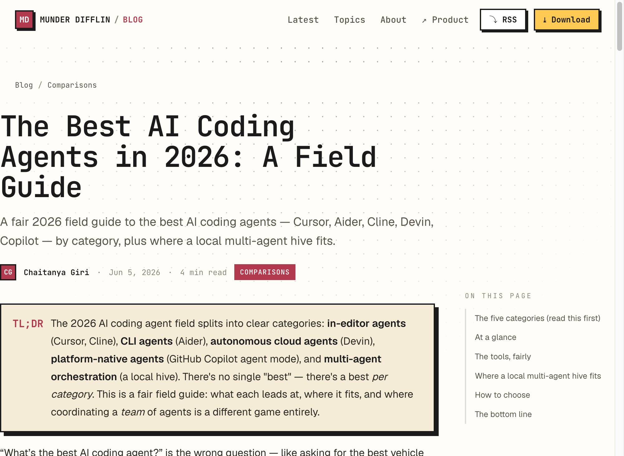 Лучшие AI-агенты для кодинга в 2026 году: полевой справочник