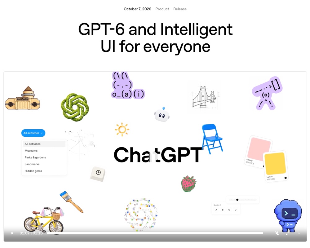 GPT-6 в ChatGPT: умный интерфейс и ответы, которые начинаются раньше