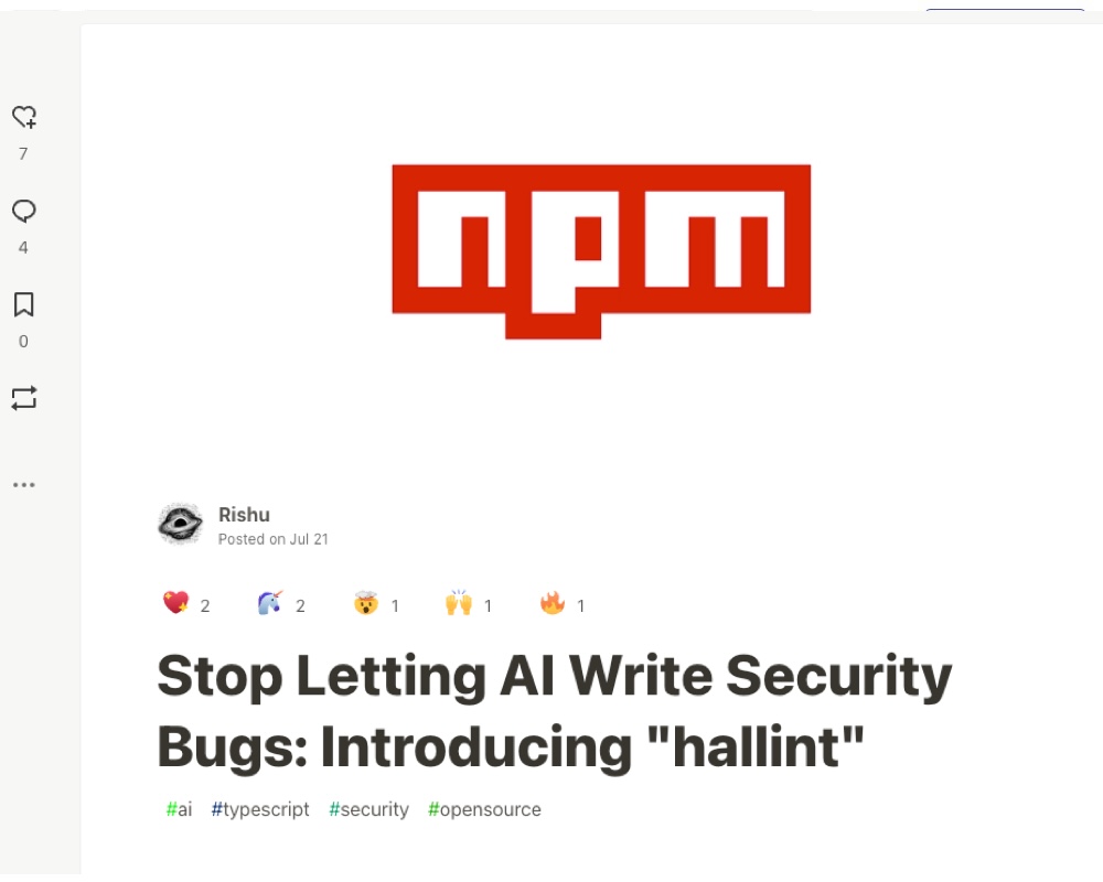 hallint: линтер, который ловит баги безопасности от AI-ассистентов
