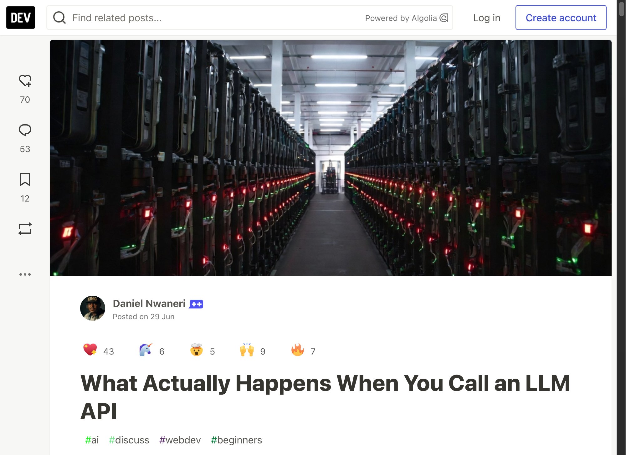 Что на самом деле происходит при вызове LLM API