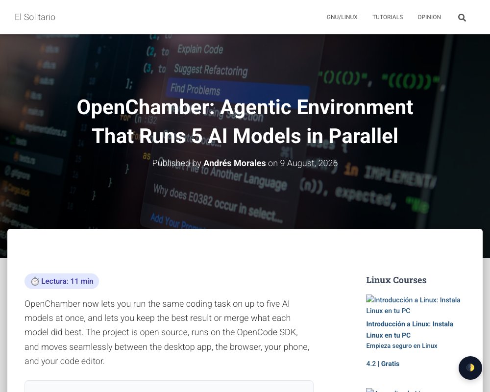 OpenChamber: агентная среда, которая запускает пять AI-моделей параллельно
