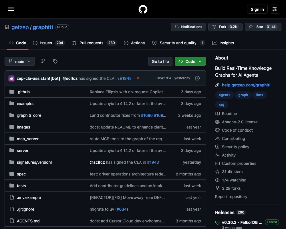 Graphiti — темпоральные графы знаний для AI-агентов