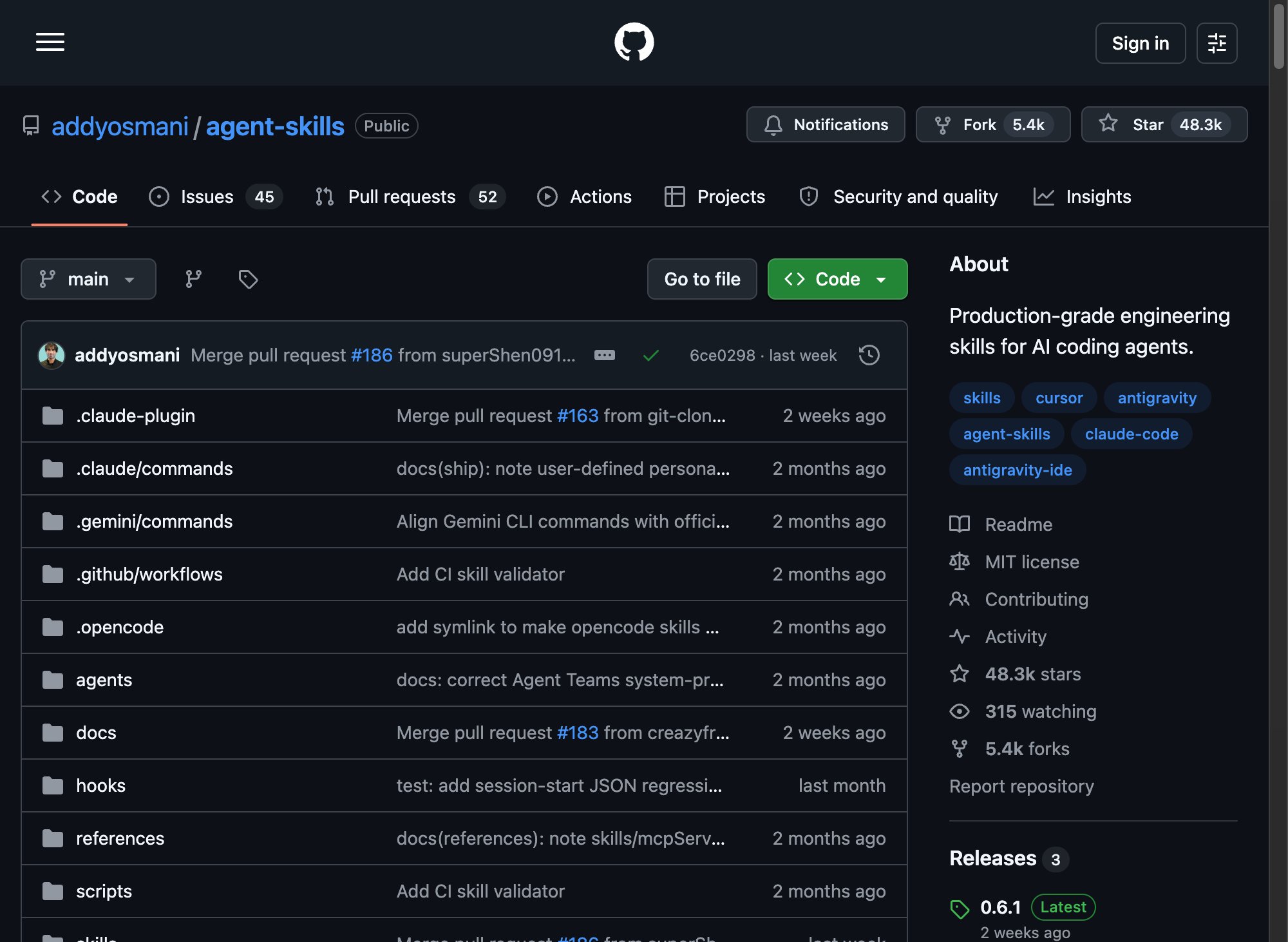 Agent Skills — продакшен-навыки для AI-агентов от Addy Osmani