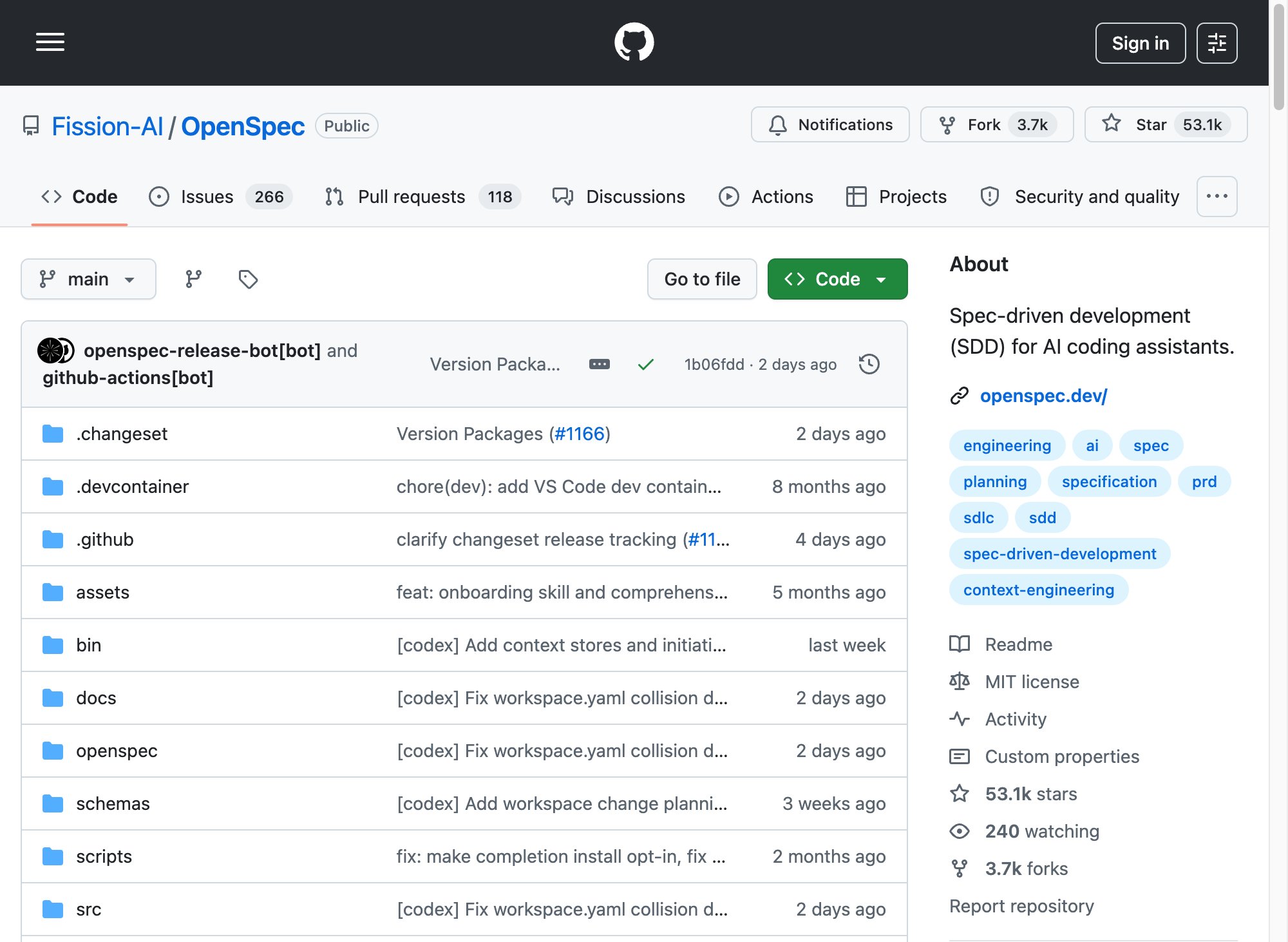 OpenSpec — spec-driven development для AI-ассистентов кодинга