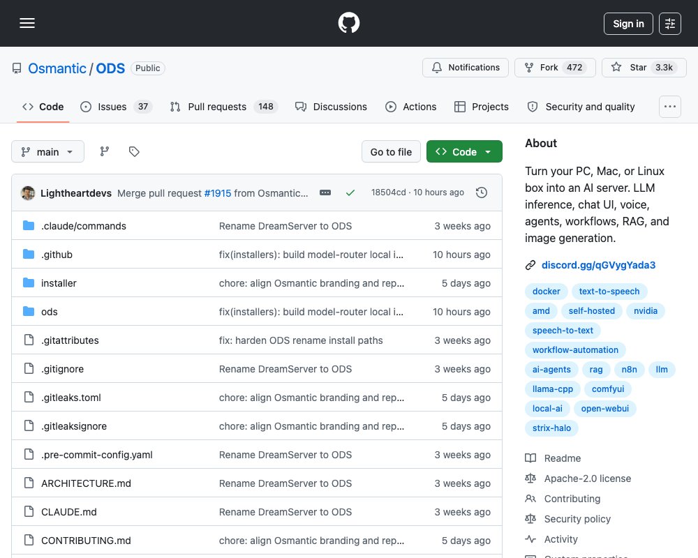ODS — разверни приватный AI-сервер одной командой