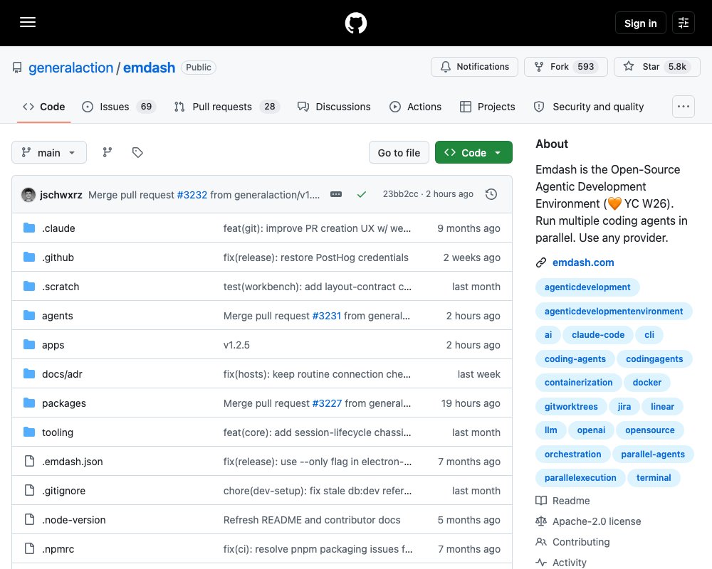 Emdash: десктоп-среда для параллельного запуска AI-агентов