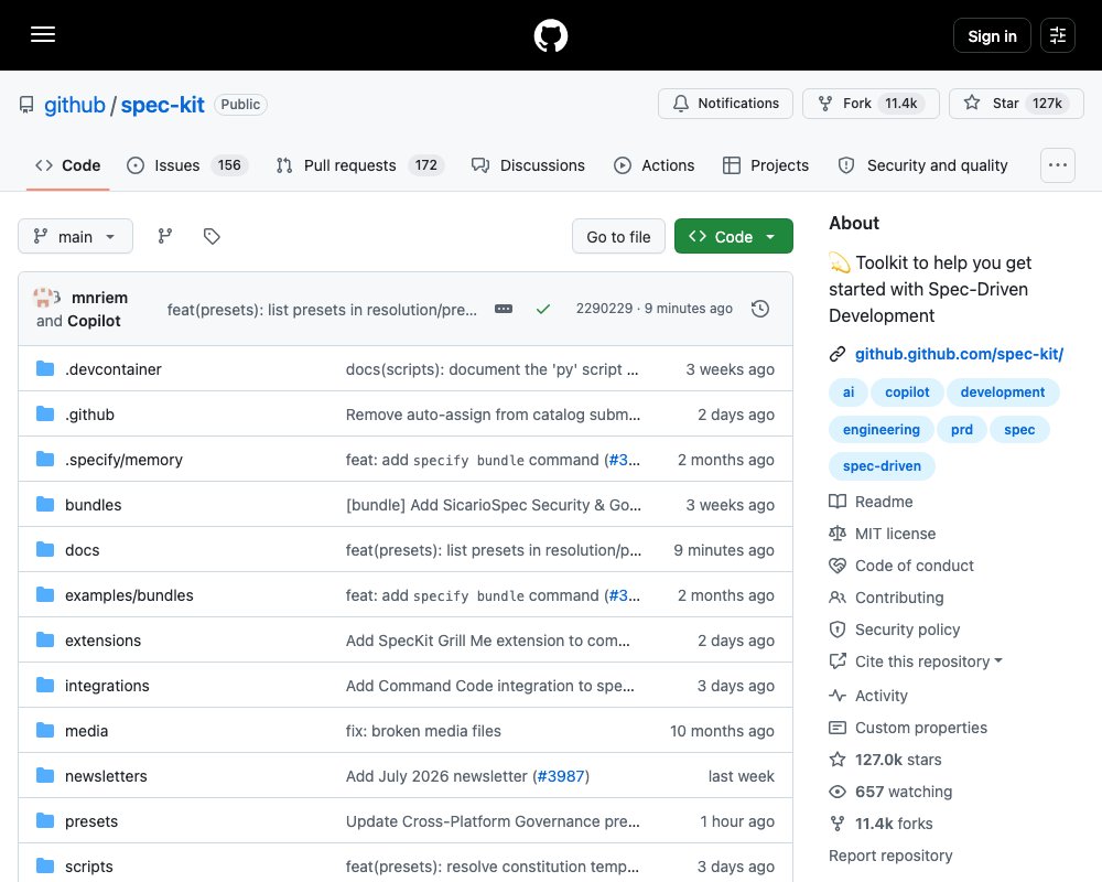 Spec Kit — инструментарий для спецификаций в AI-разработке
