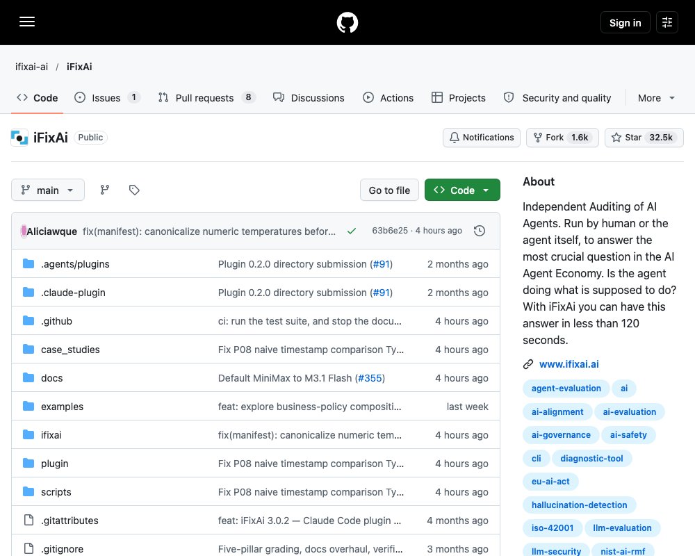 iFixAi — независимый аудит AI-агентов: отвечает, делает ли агент свою работу