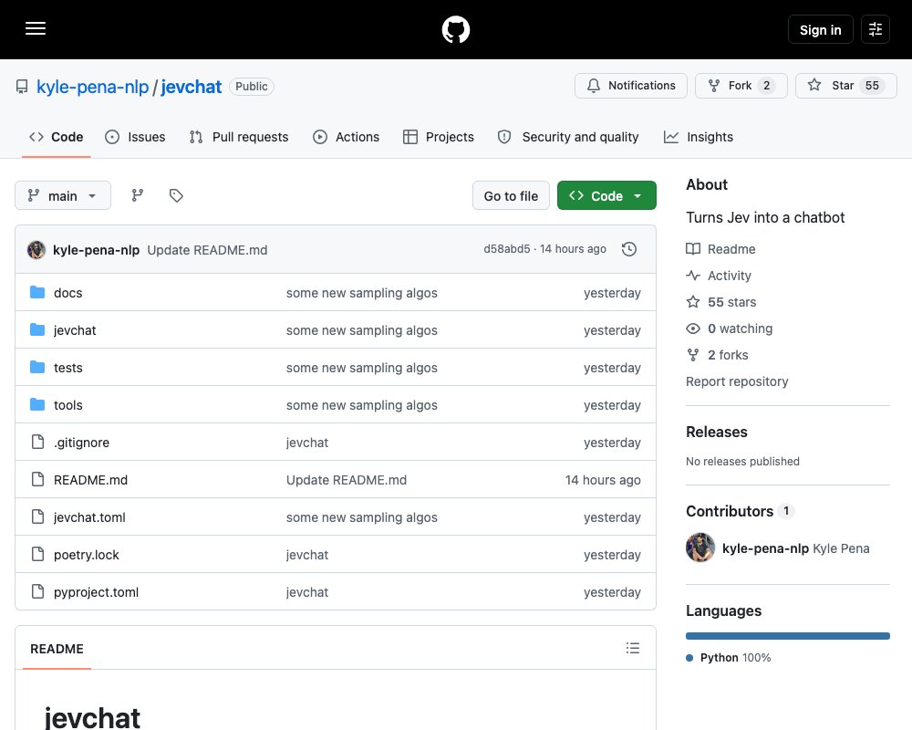 Jevchat — чат-модель на основе Jev decision model