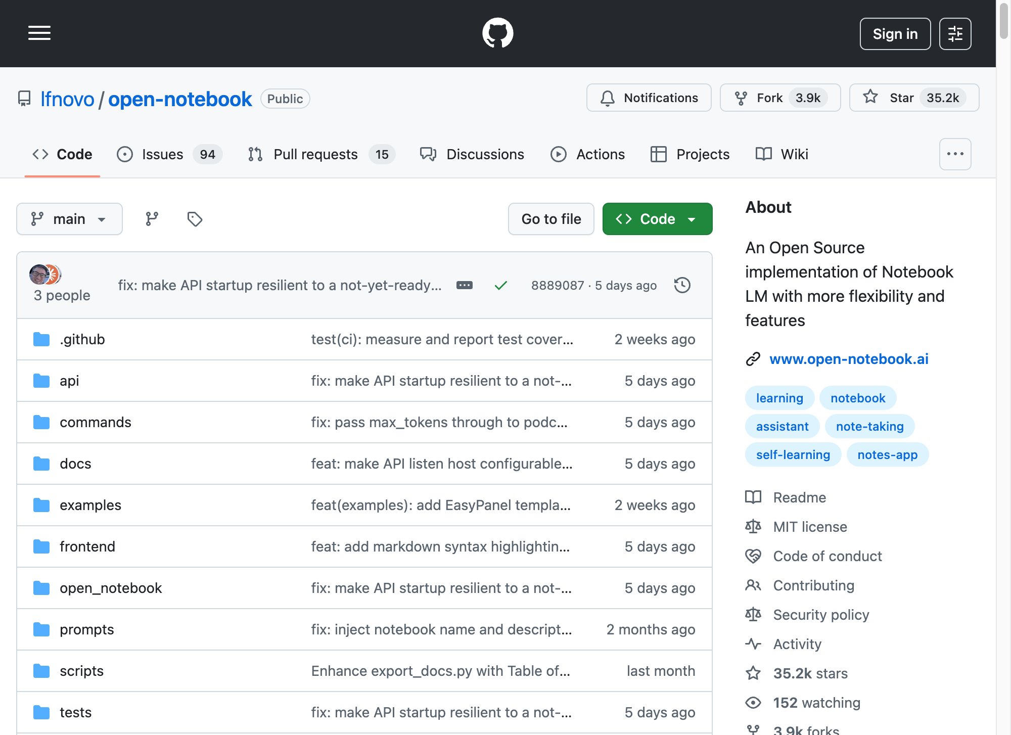 Open Notebook — приватная альтернатива Google Notebook LM с мультимодальным контентом и подкастами