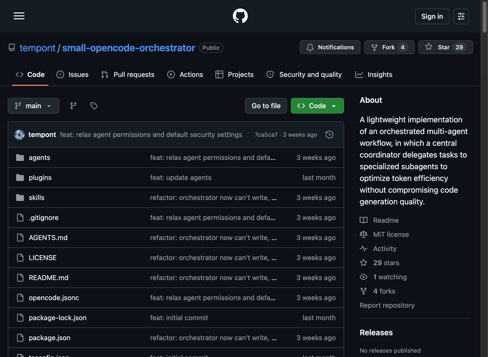 Small OpenCode Orchestrator — лёгкий паттерн оркестрации мультиагентного AI-кодинга