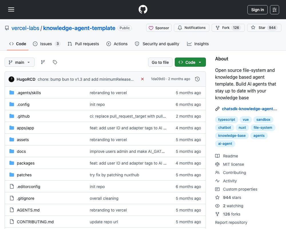 Knowledge Agent Template: AI-агенты с файловым поиском без эмбеддингов