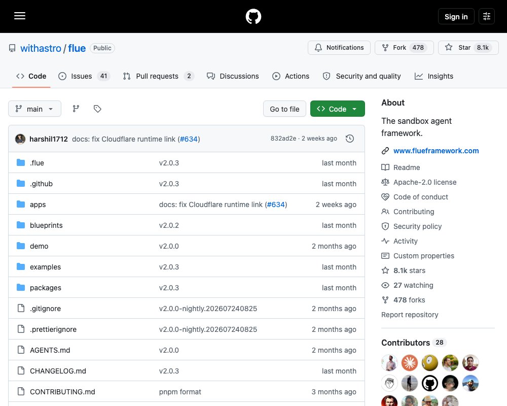 Flue — программируемый TypeScript-харнесс для автономных агентов от команды Astro